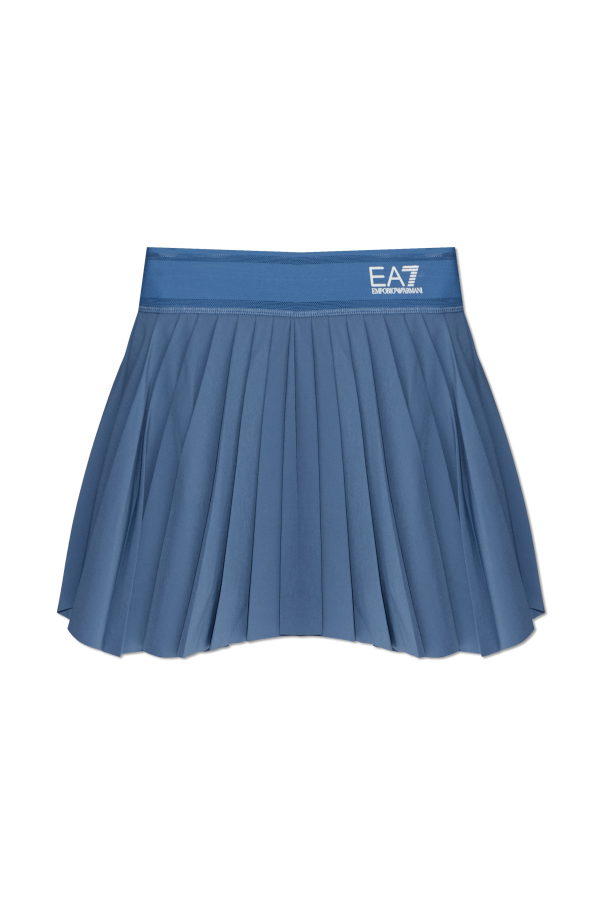 Pleated skirt with logo od EA7 Emporio Armani