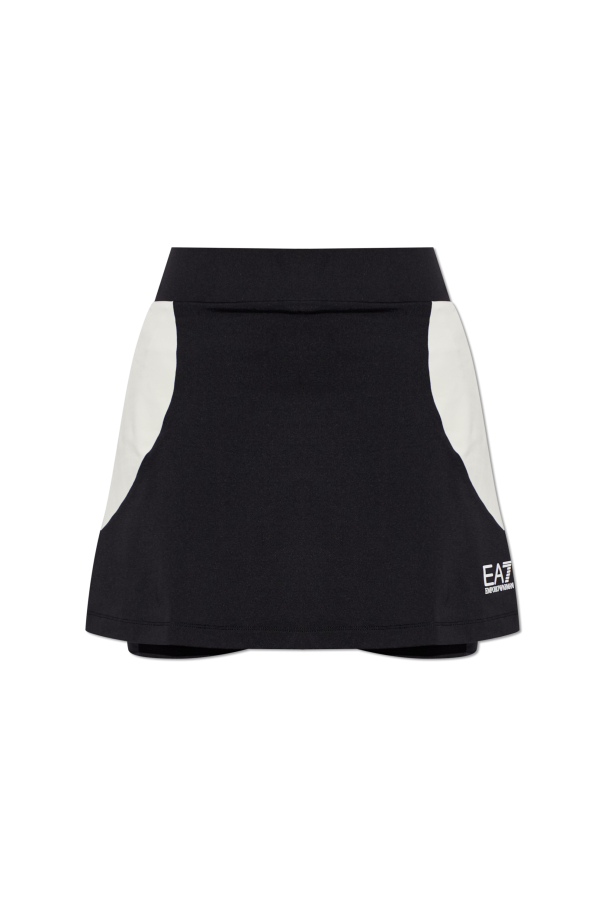 Logo-print skirt-shorts od EA7 Emporio Armani