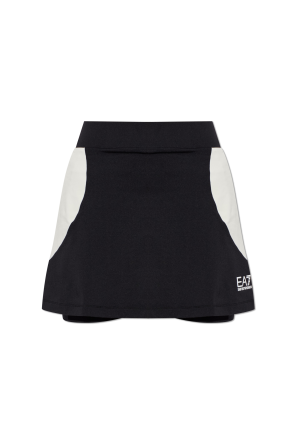 Logo-print skirt-shorts od EA7 Emporio Armani