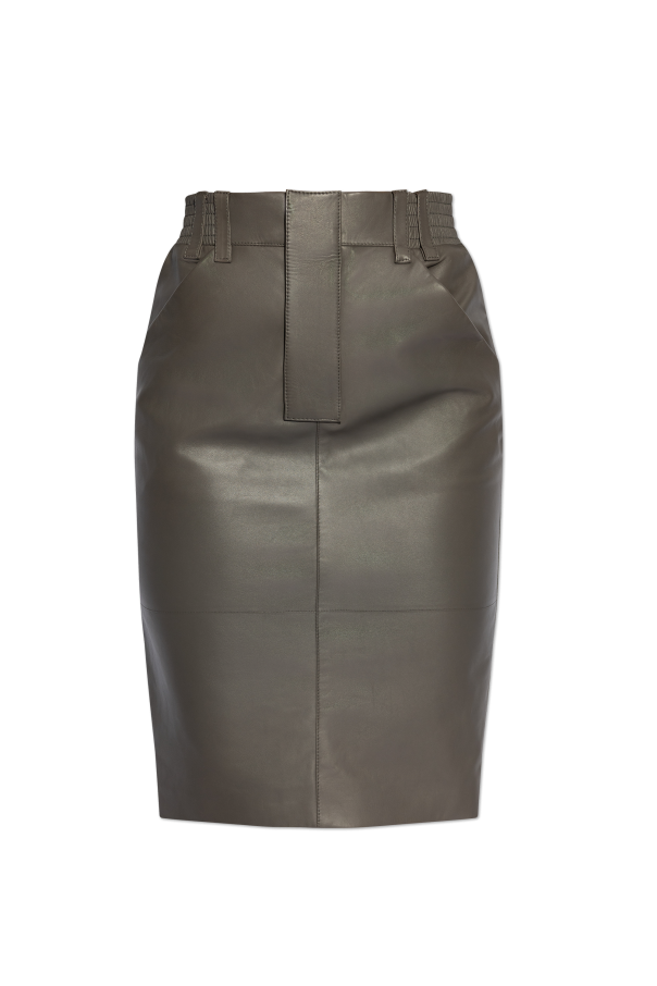 Saint Laurent Leather skirt