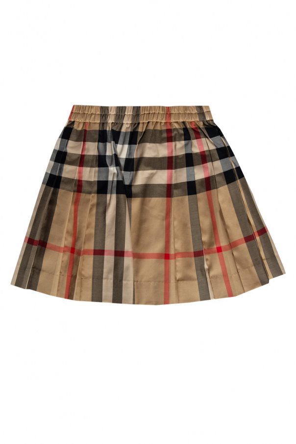Burberry Kids Plaid pattern skirt