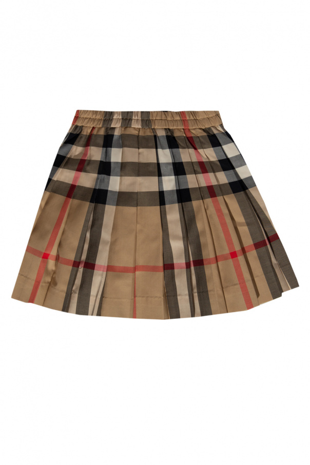 burberry Check Kids Plaid pattern skirt