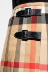 burberry Nude Checked kilt with pleats