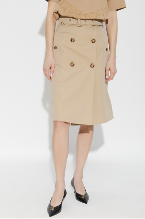 burberry check ‘Alice’ belted skirt