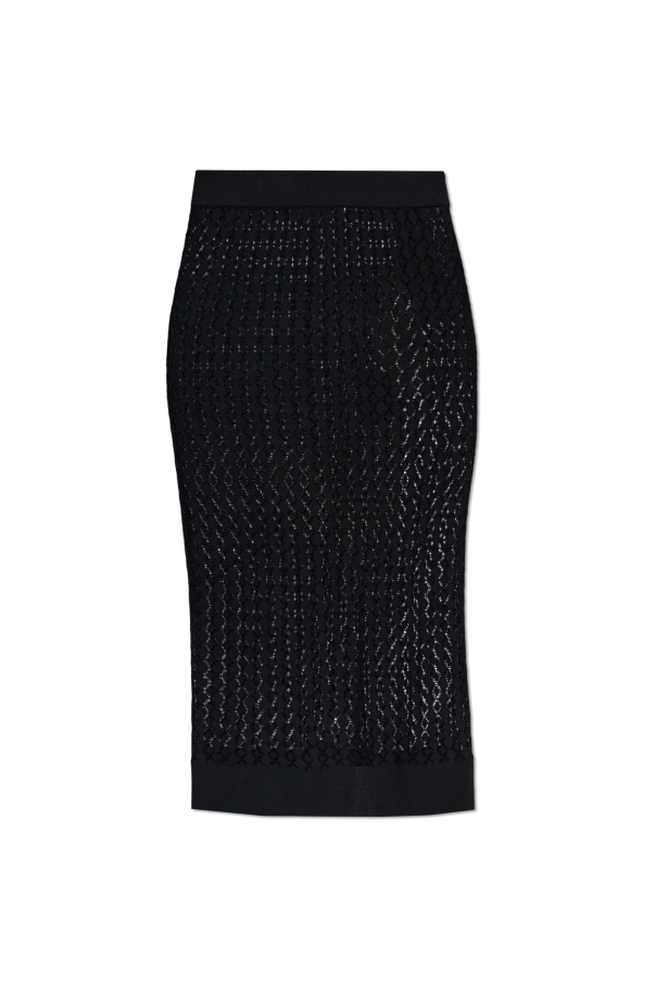 Saint Laurent Falda transparente