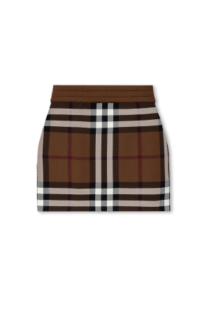 ‘mildred’ checked skirt od Burberry