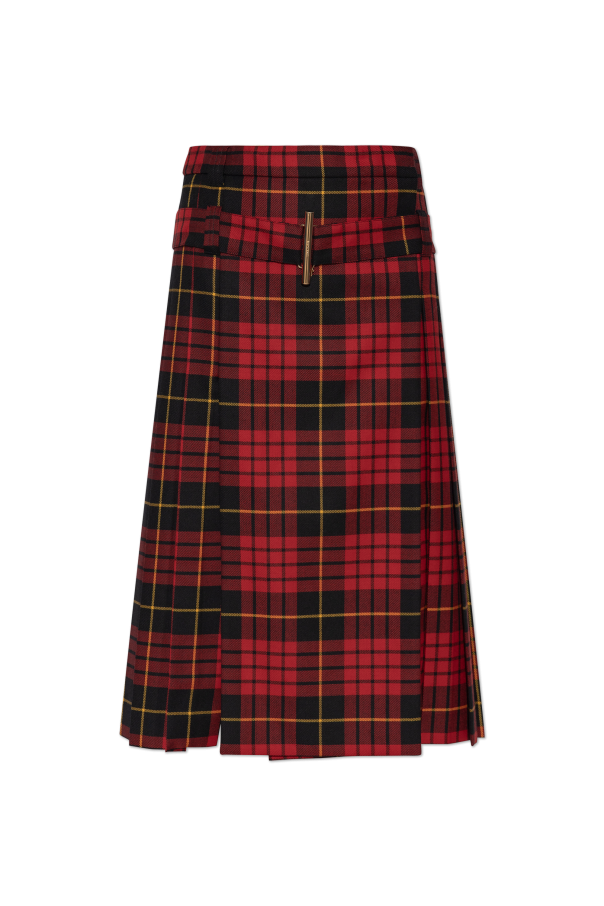 Alexander McQueen Skirt with check pattern