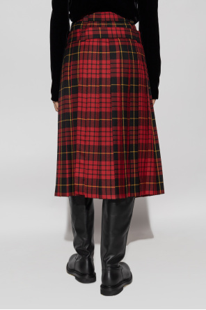 Alexander McQueen Skirt with check pattern