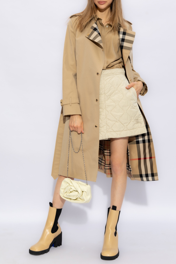 burberry polo Quilted skirt