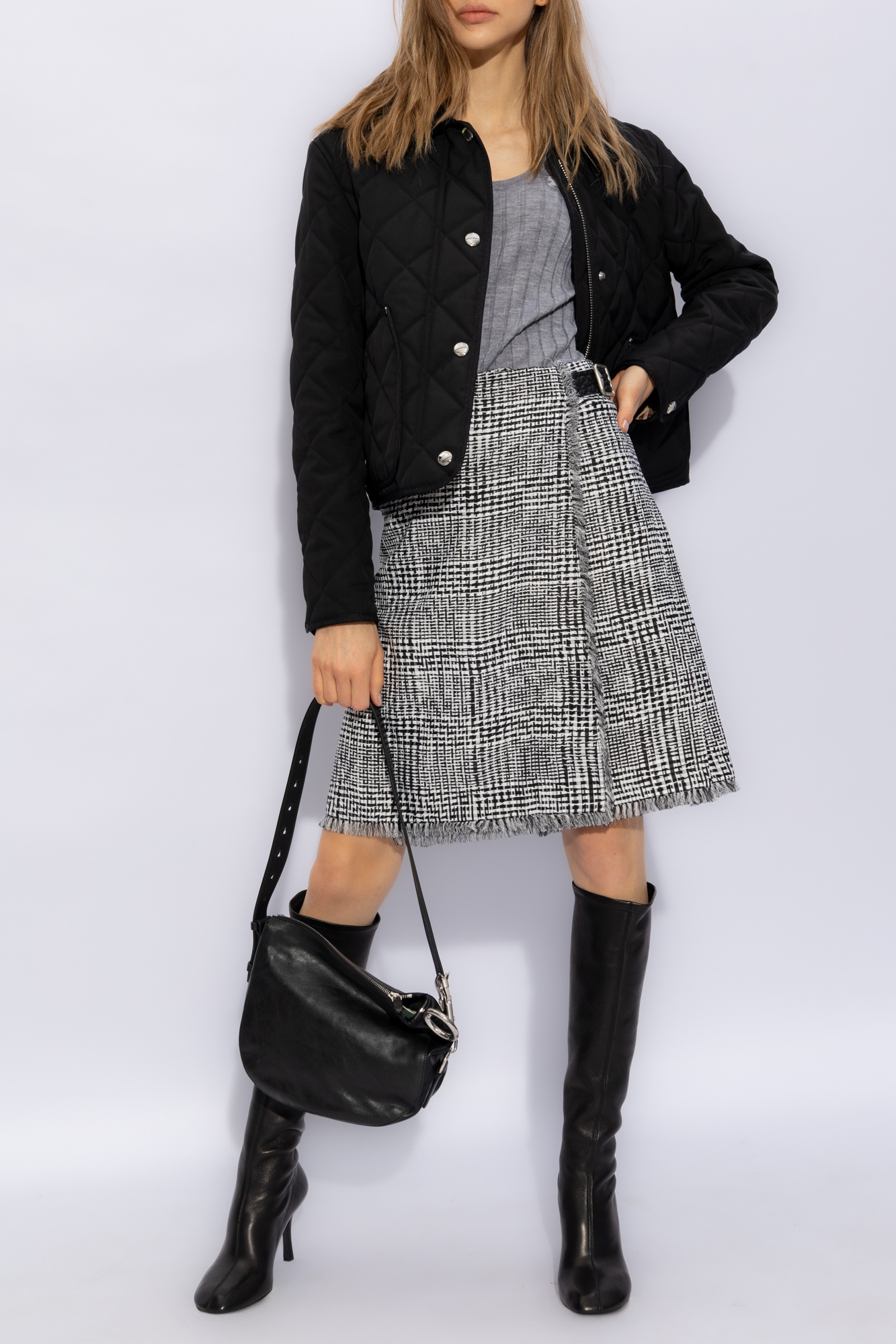 Burberry Checked skirt