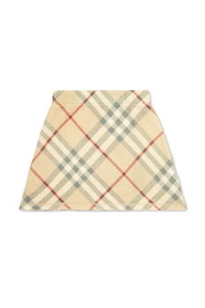 Burberry Kids check pattern skirt