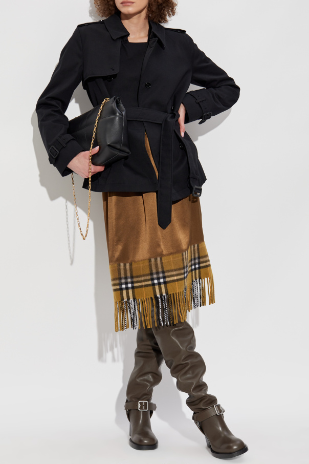 Burberry Skirt with fringe finish