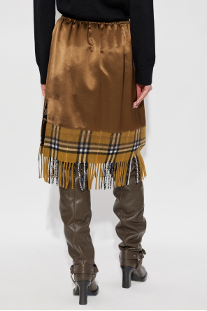 Burberry Skirt with fringe finish