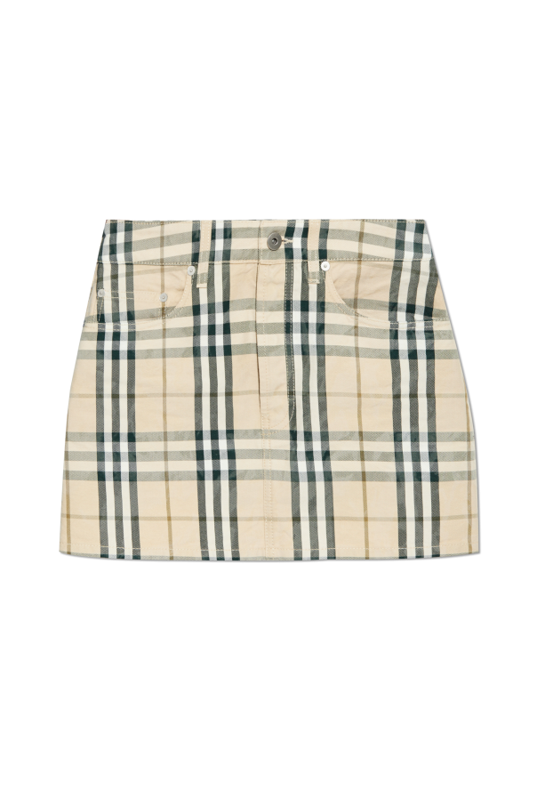 Burberry Skirt with check pattern