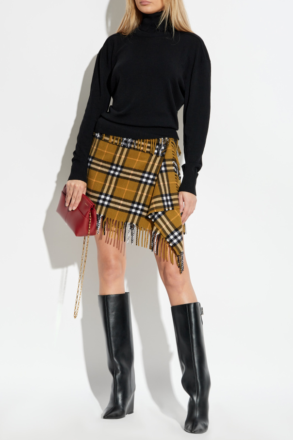 Burberry Skirt with check pattern