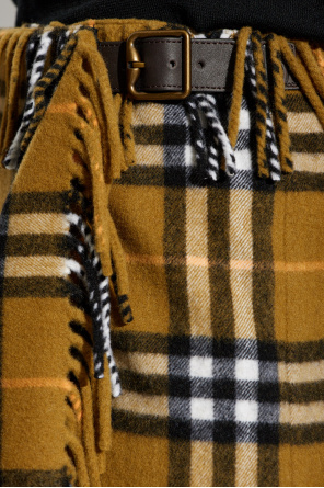 Burberry Skirt with check pattern