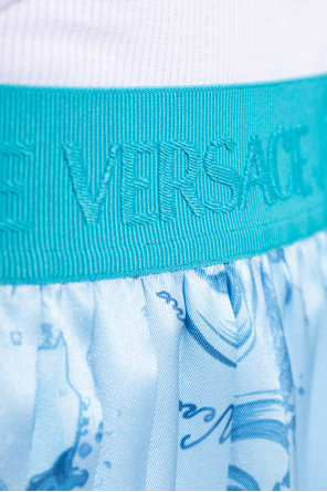 Versace Jeans Couture Plissierter Rock mit "barocco"-Muster