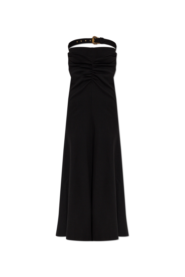 Versace Jeans Couture Długa spódnica z dekoracyjnym paskiem