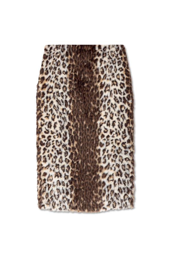 Alexander McQueen Animal print skirt