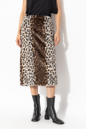 Alexander McQueen Animal print skirt