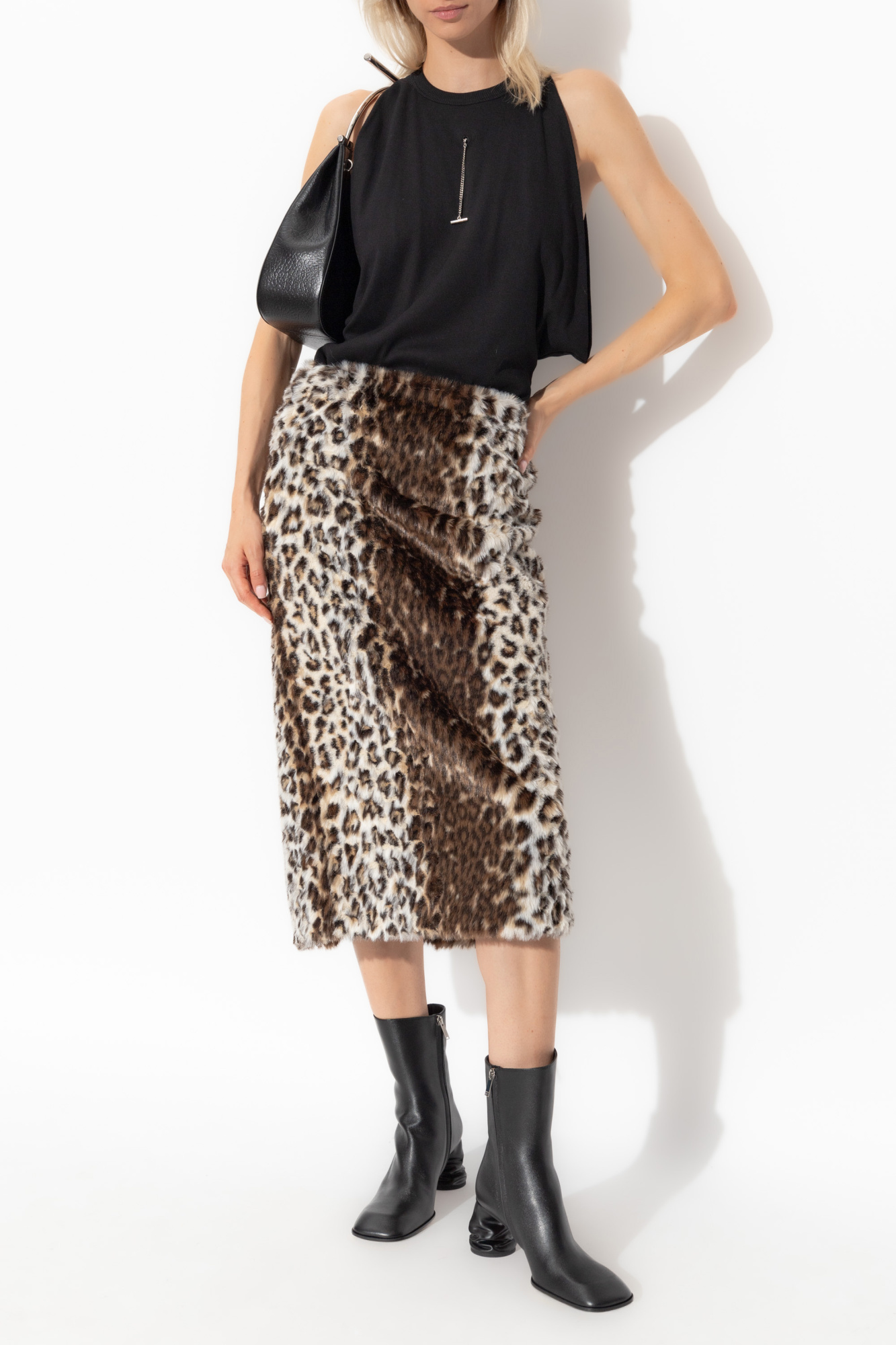 Alexander McQueen Animal print skirt