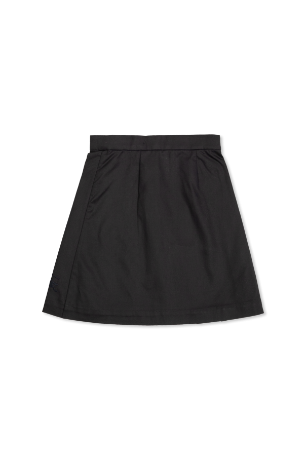 Burberry Kids Falda con cierre cruzado