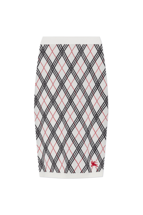 Plaid pattern skirt od Burberry