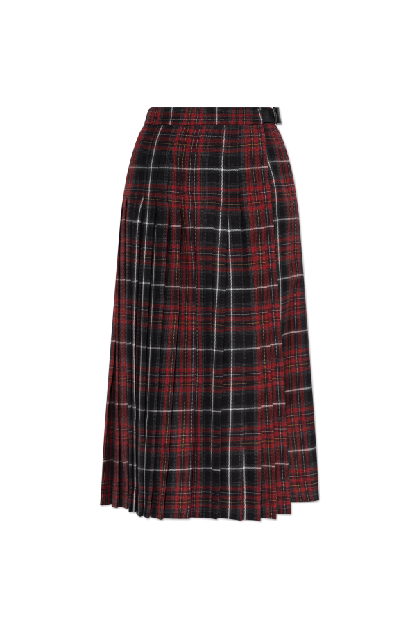 Plaid pattern skirt od Burberry
