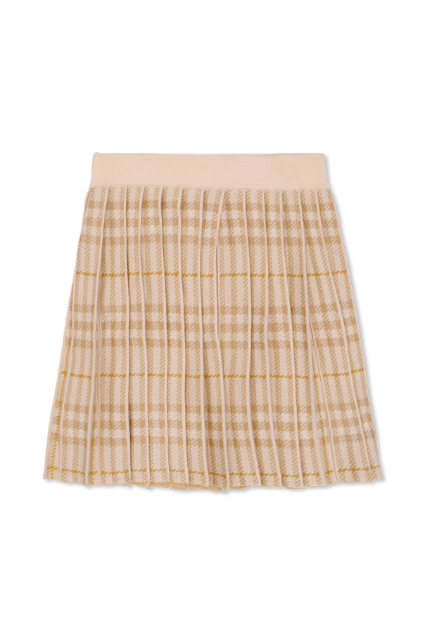 Skirt with lurex thread od Burberry Kids