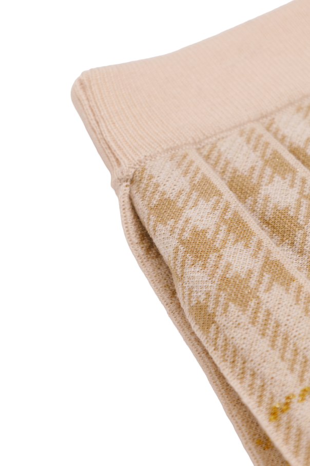 Burberry Kids Saia com fio lurex