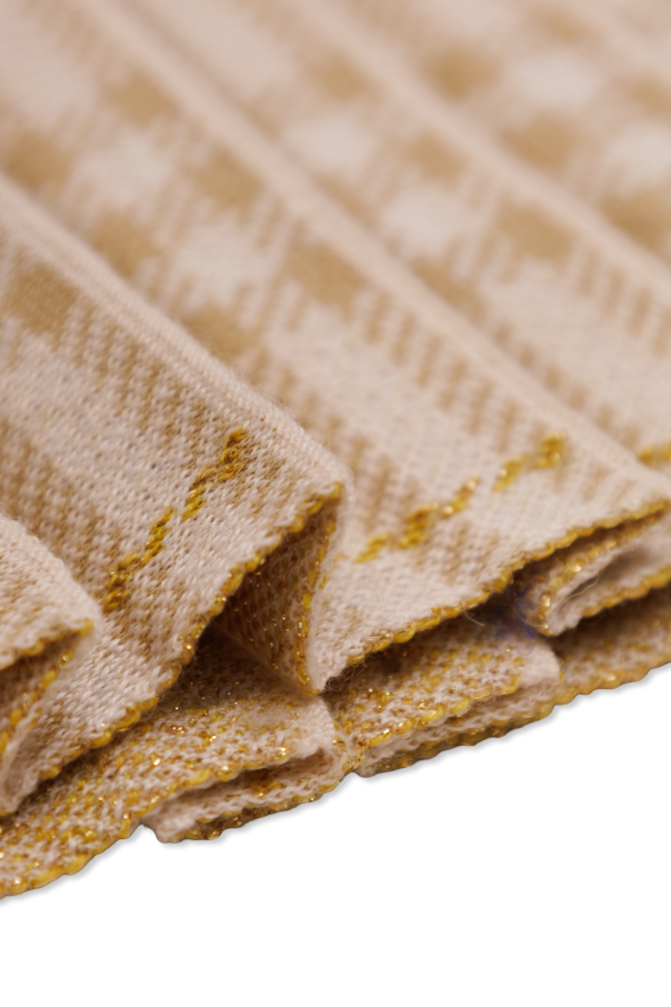 Burberry Kids Saia com fio lurex