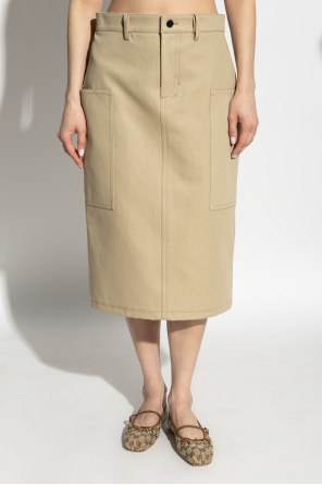 Gucci Cotton skirt with back slit