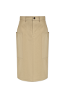 Gucci beige Cotton skirt with back slit