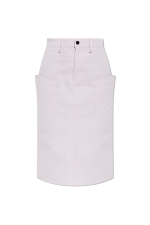 Falda con abertura trasera