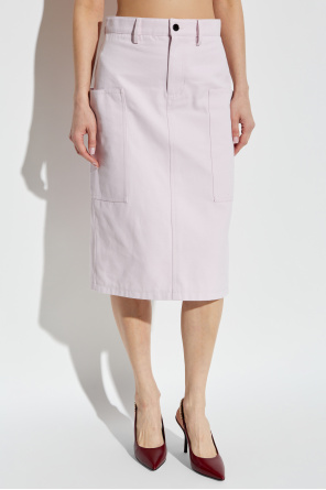 Gucci Falda con abertura trasera