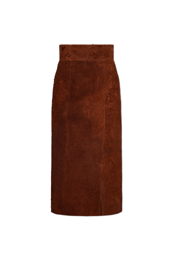 Leather skirt, zdjęcie 1 Leather skirt od Alexander McQueen