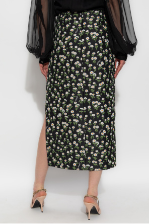 Gucci Patterned skirt with slit