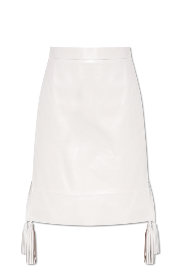 Leather skirt, zdjęcie 1 Leather skirt od Bottega Veneta