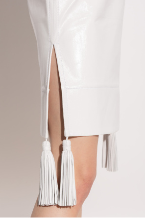 Bottega Veneta Skórzana spódnica