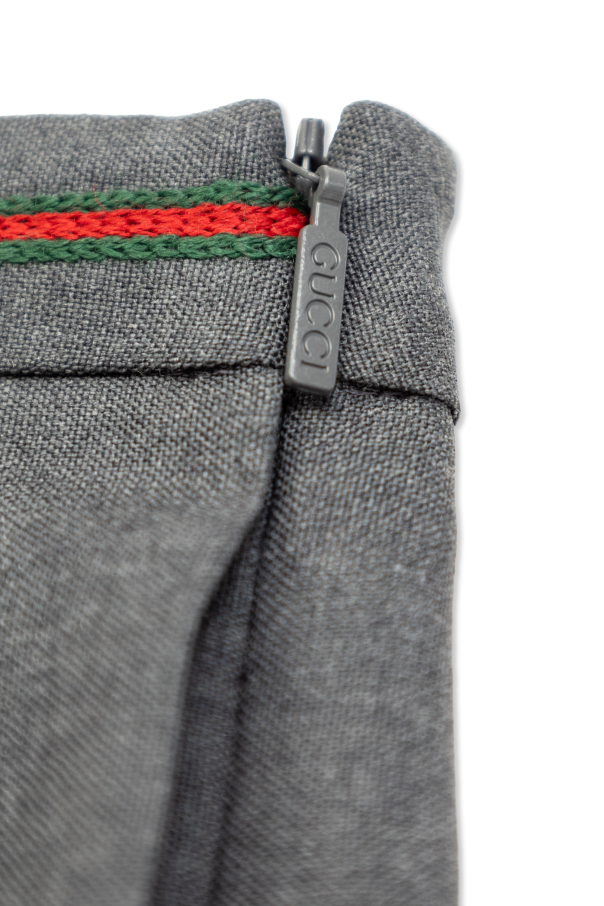 Gucci Kids Falda plisada