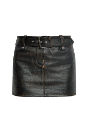 Leather skirt