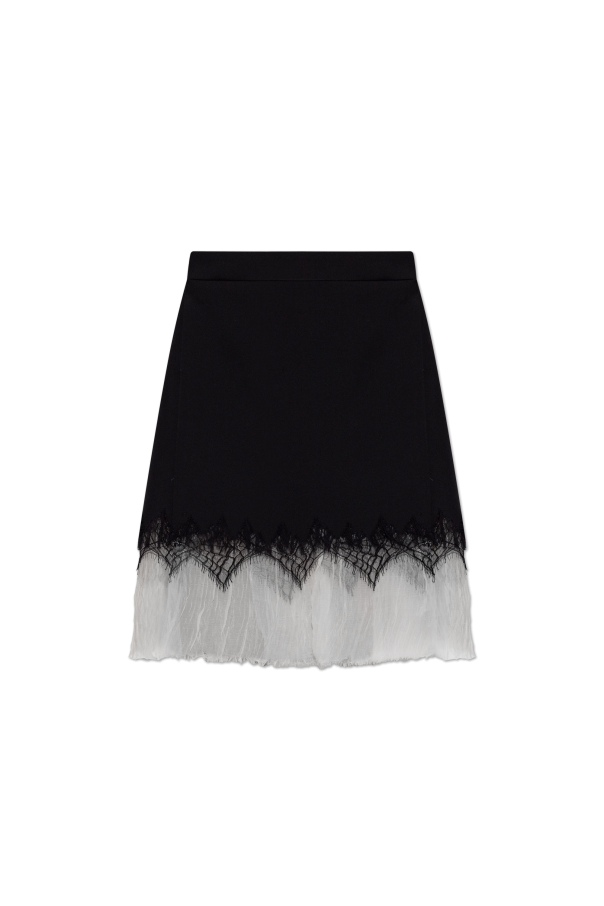 Alexander McQueen Spódnica z koronką