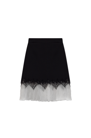Skirt with lace