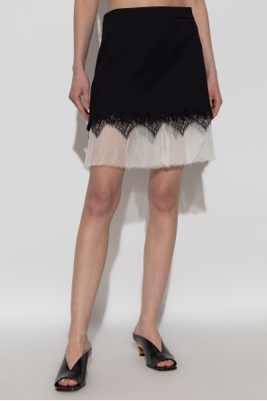 Alexander McQueen Spódnica z koronką