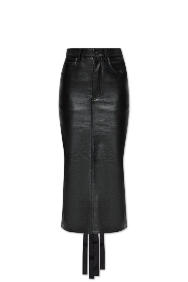 Balenciaga Skórzana spódnica