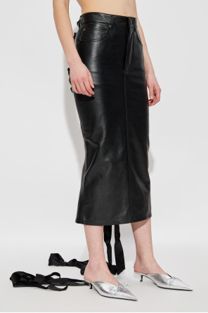 Balenciaga Skórzana spódnica