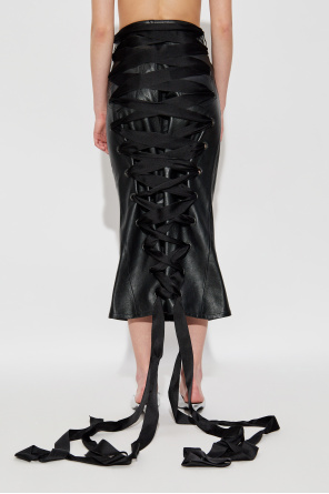Balenciaga Skórzana spódnica