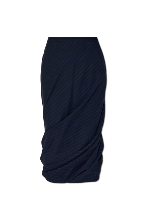 Skirt with striped pattern