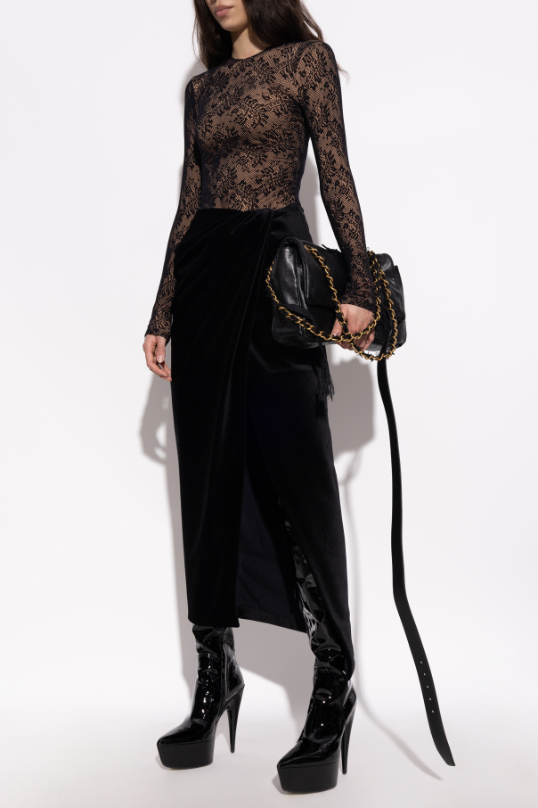 Balenciaga Welurowa spódnica