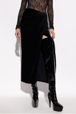 Balenciaga Welurowa spódnica